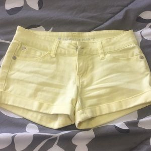Yellow shorts